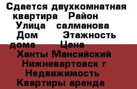 Сдается двухкомнатная квартира › Район ­ - › Улица ­ салманова › Дом ­ 7 › Этажность дома ­ 9 › Цена ­ 20 000 - Ханты-Мансийский, Нижневартовск г. Недвижимость » Квартиры аренда   